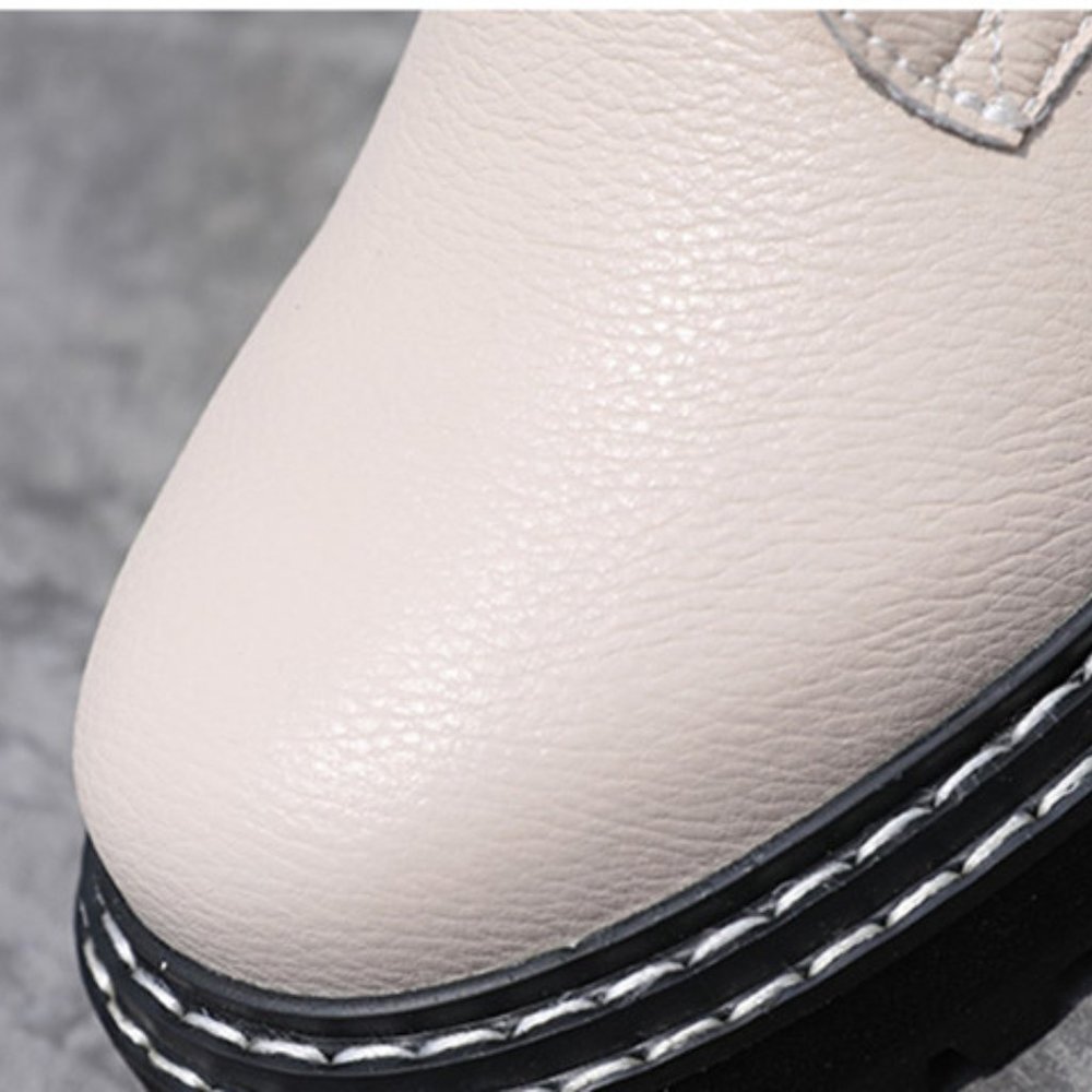 Boots Women Shoes Ankle 2021 PU Leather